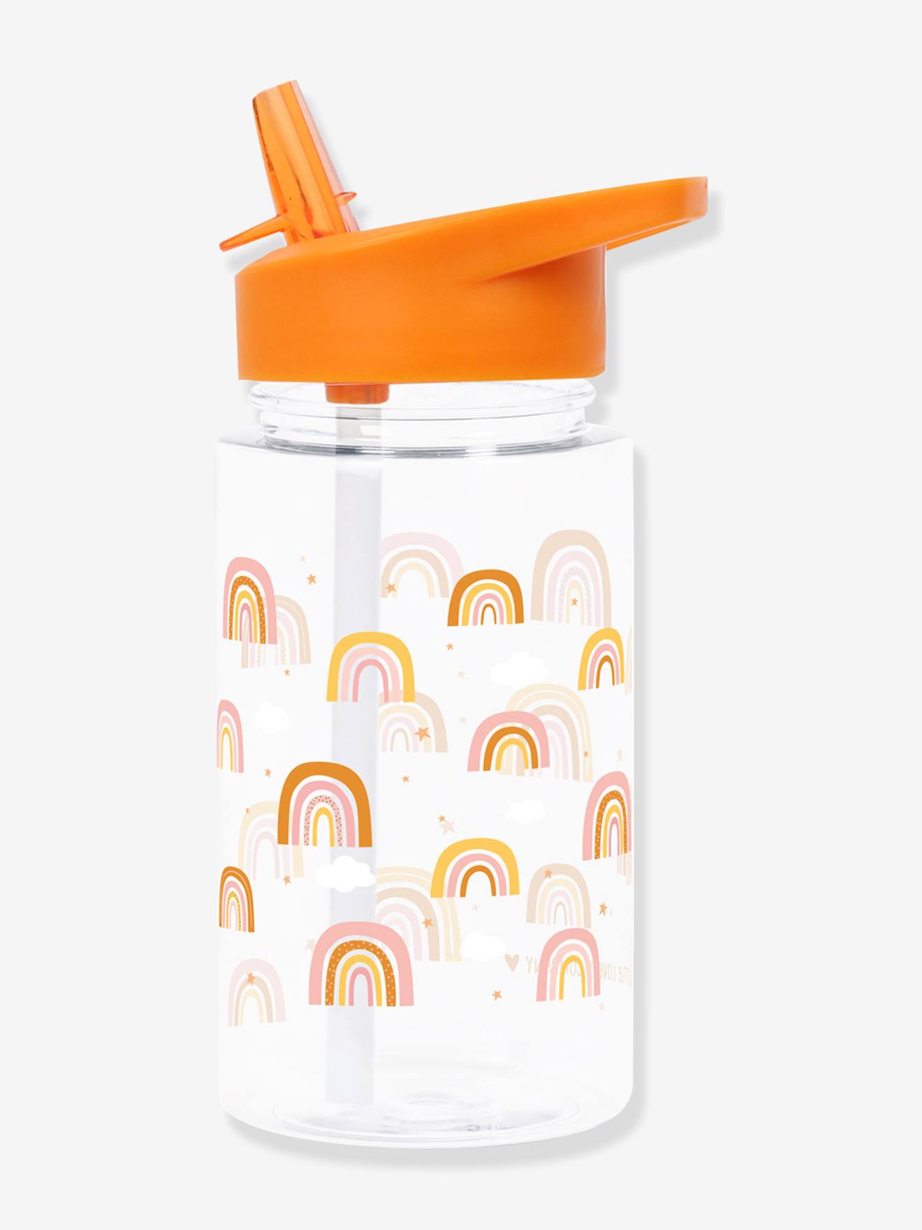 Fles voor kinderen REGENBOOG A Little Lovely Company, 450 ml sinaasappel