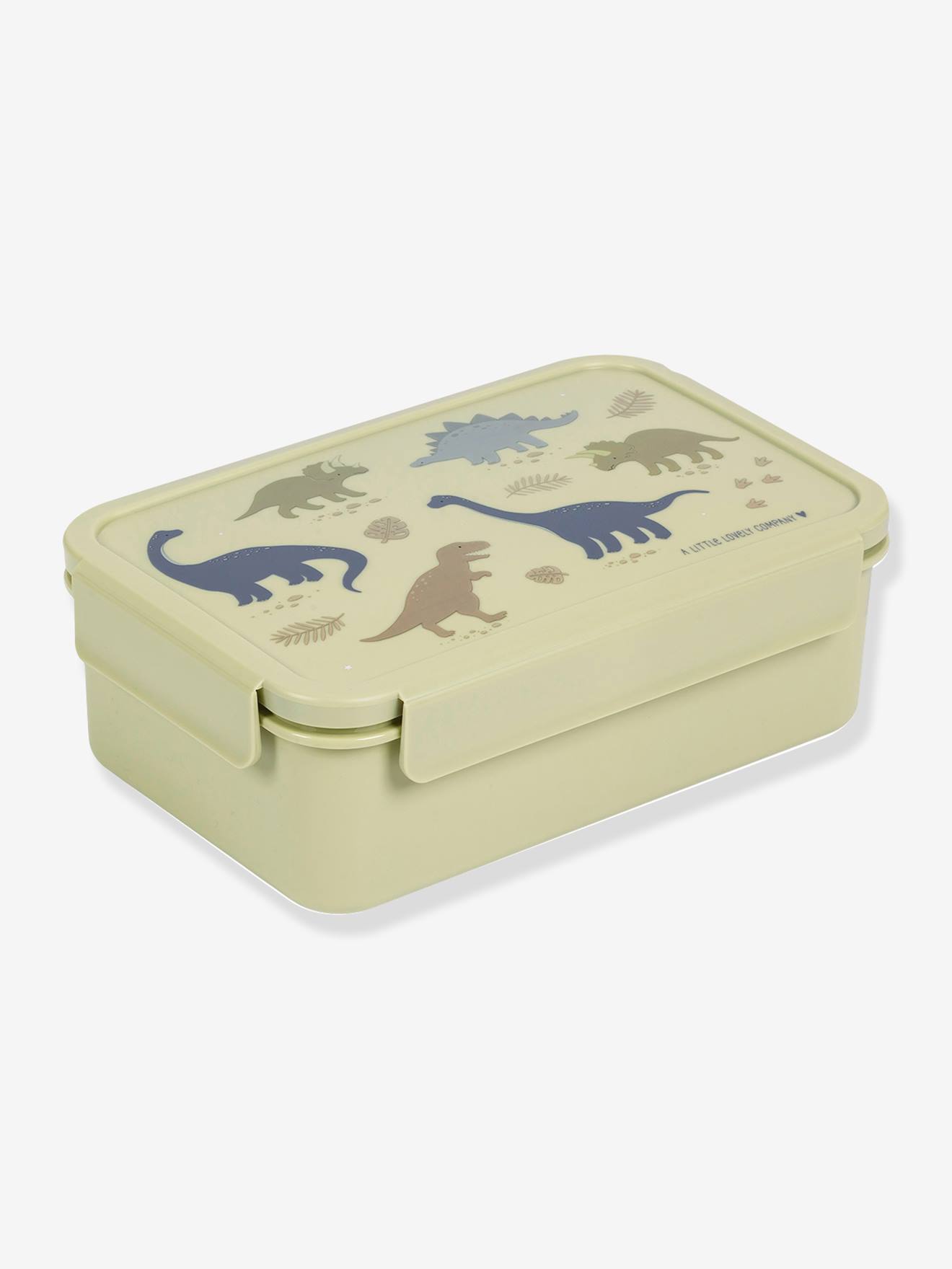Lunchbox voor kinderen DINOS A Little Lovely Company kaki