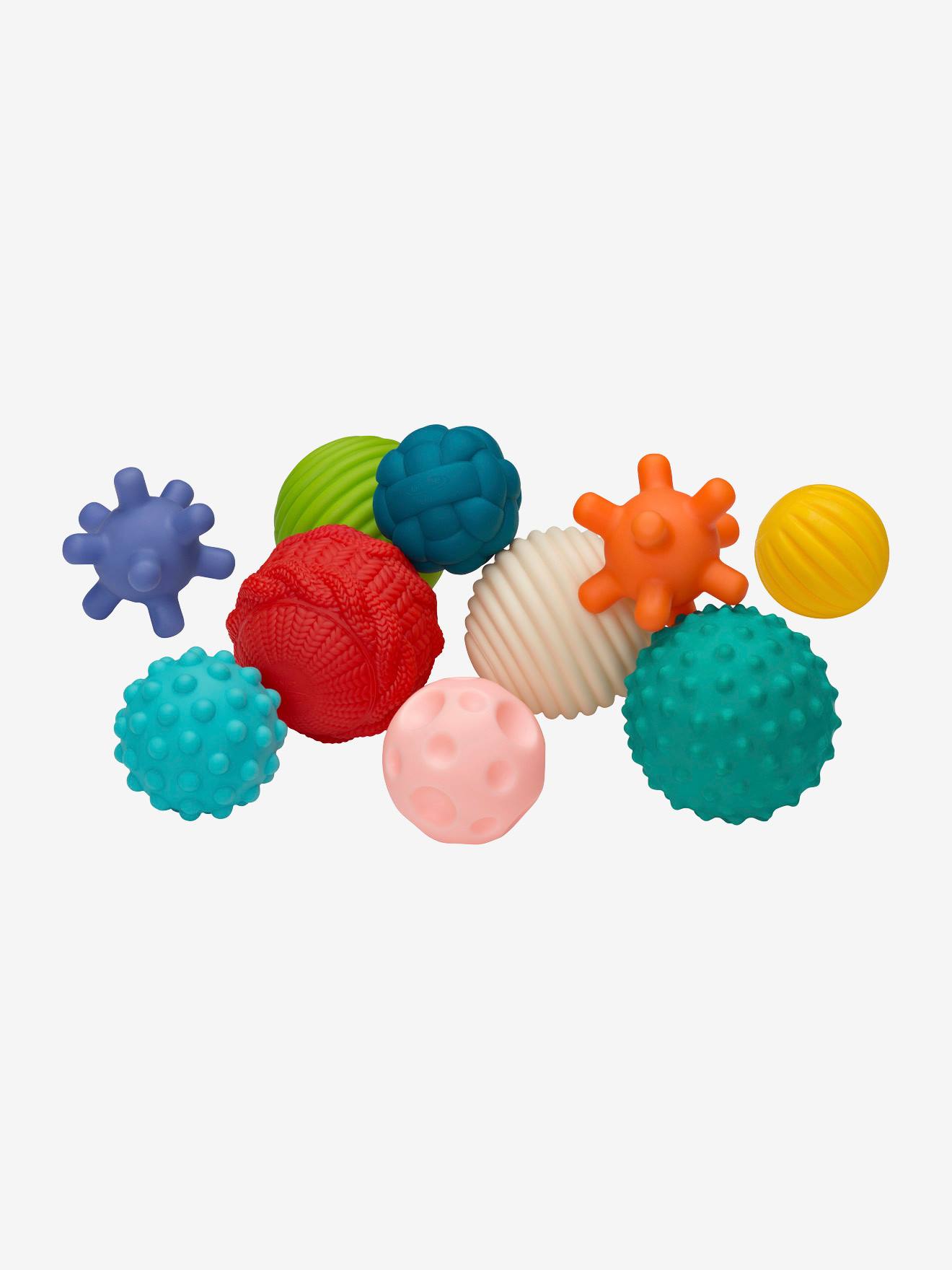 Set van 10 sensorische ballen INFANTINO meerdere kleuren