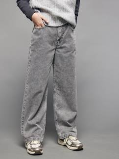 Meisje-Losse jeans voor meisjes JONEN