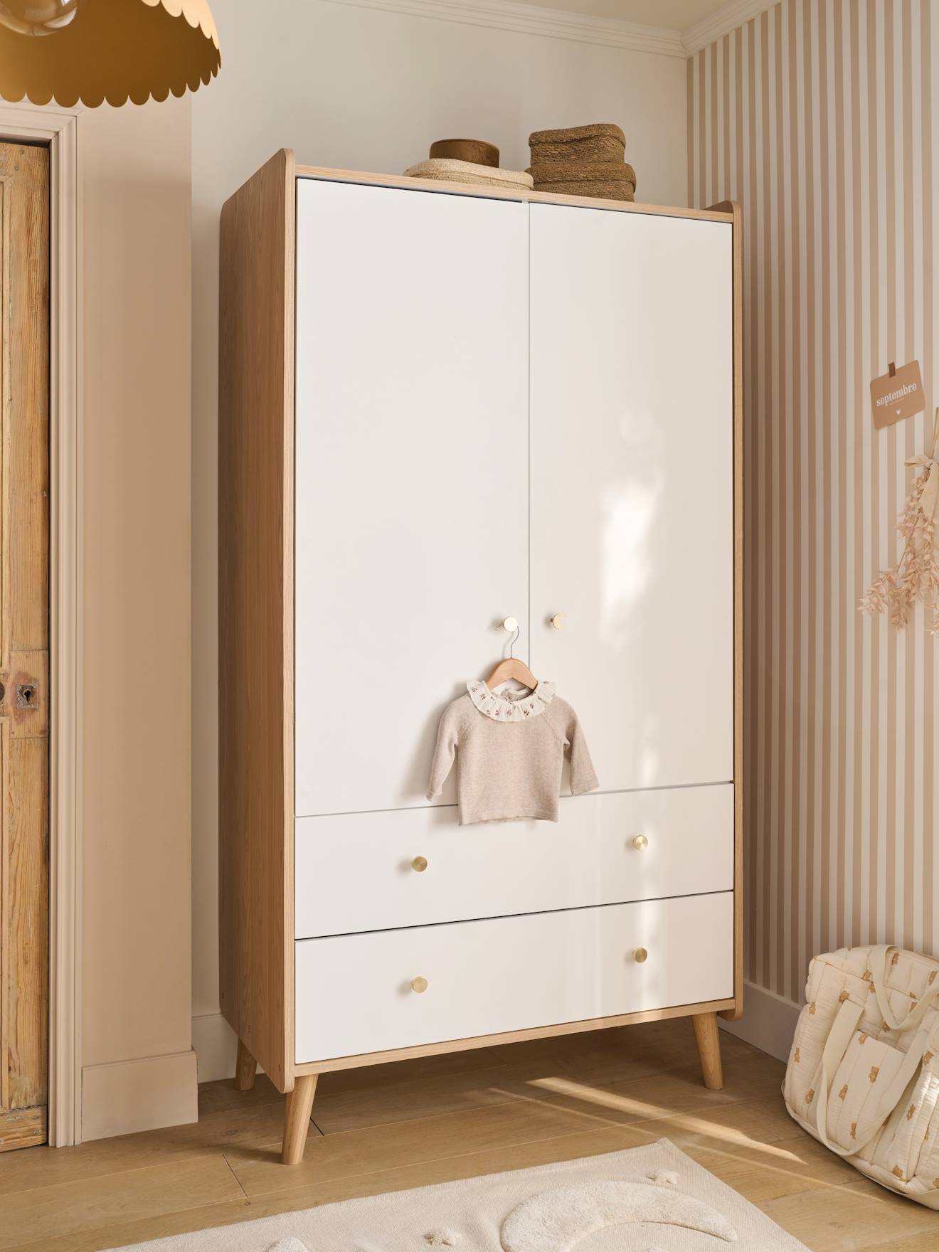 Kast met 2 deuren Moonlight wit afbeelding