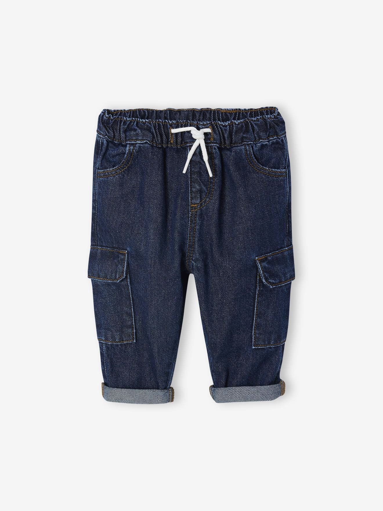 Denim babybroek ongewassen denim afbeelding