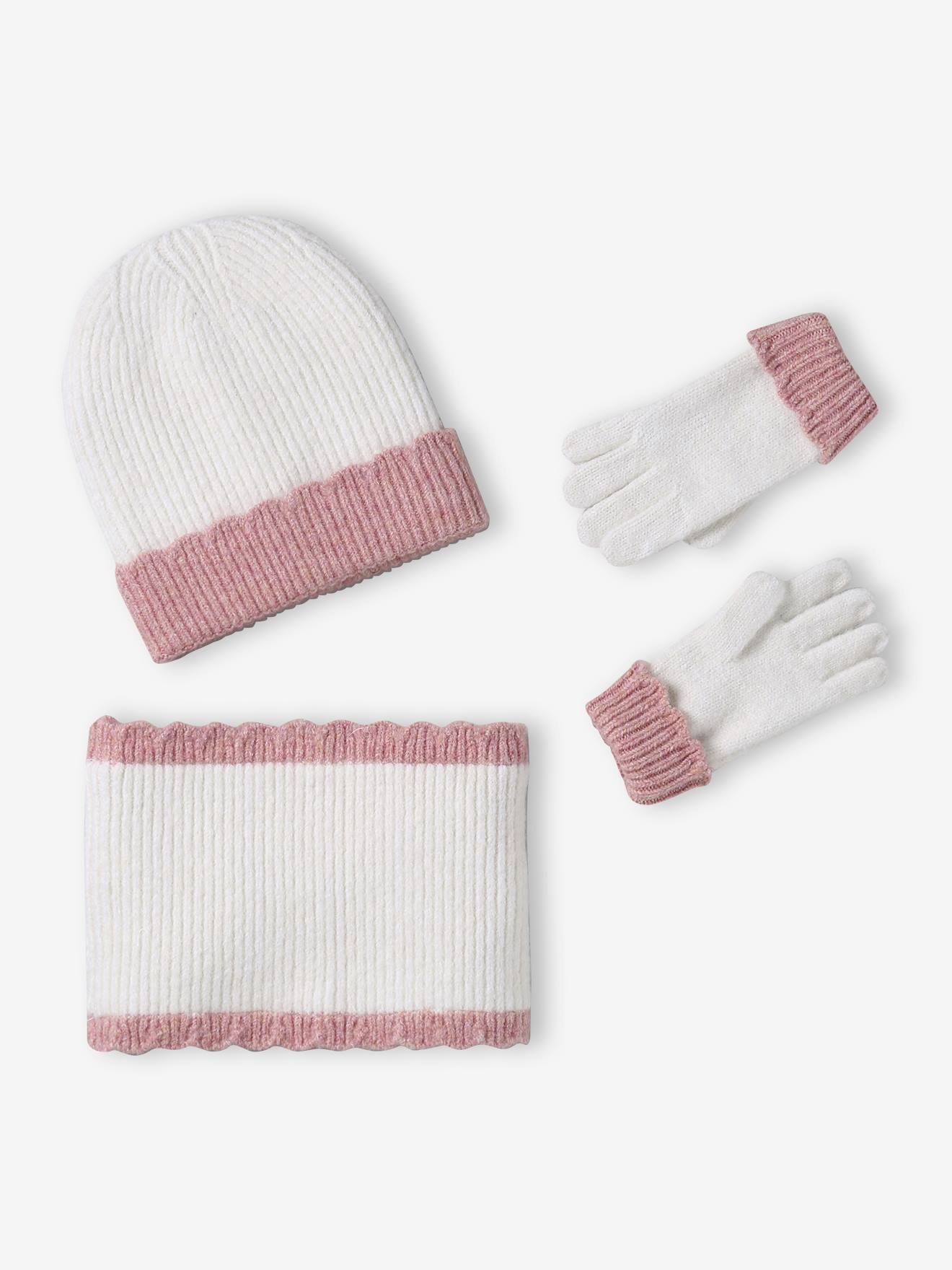 Meisjes + + wanten/handschoenen ecru afbeelding