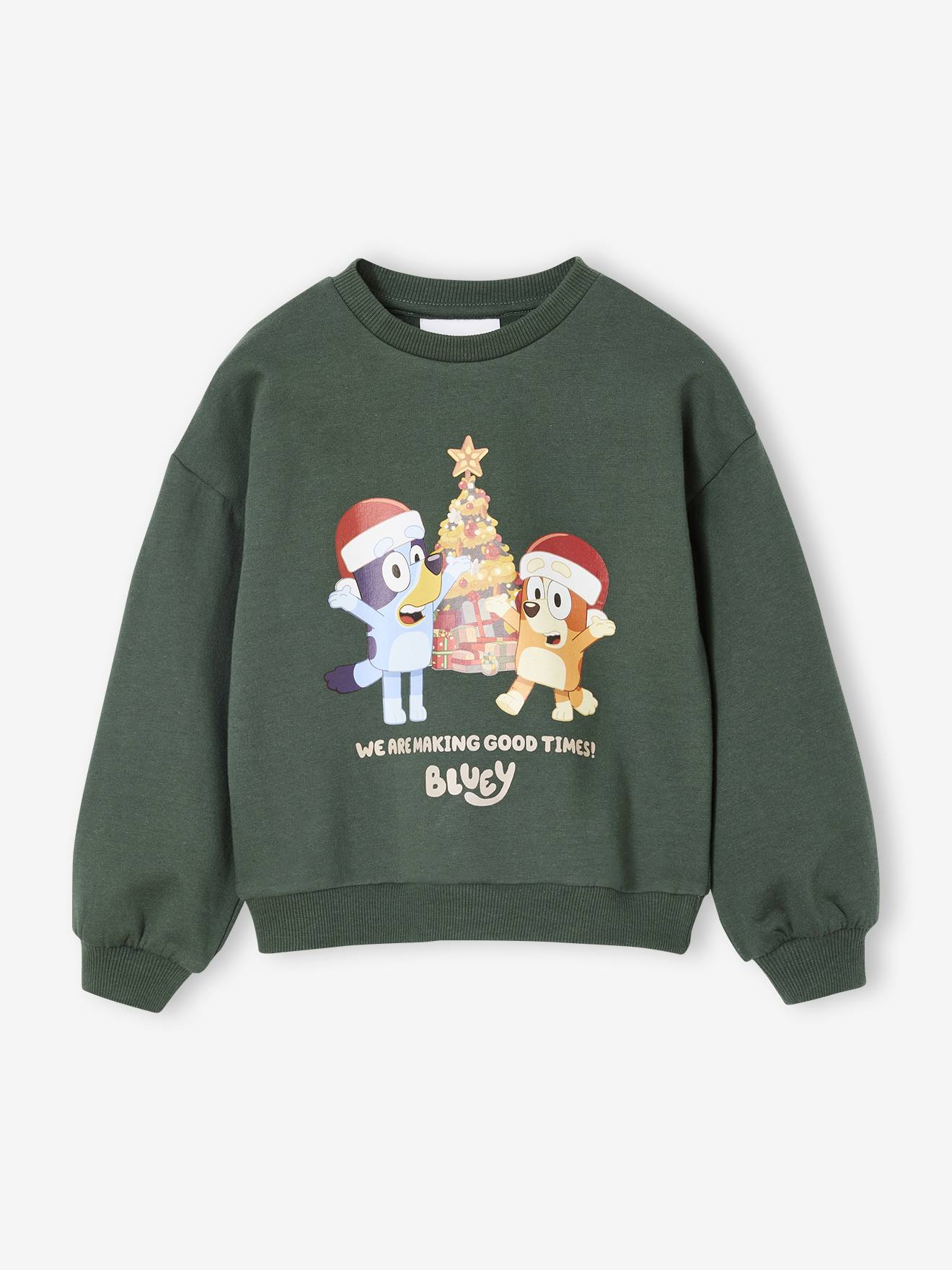 Kerstsweater BLUEY dennen afbeelding
