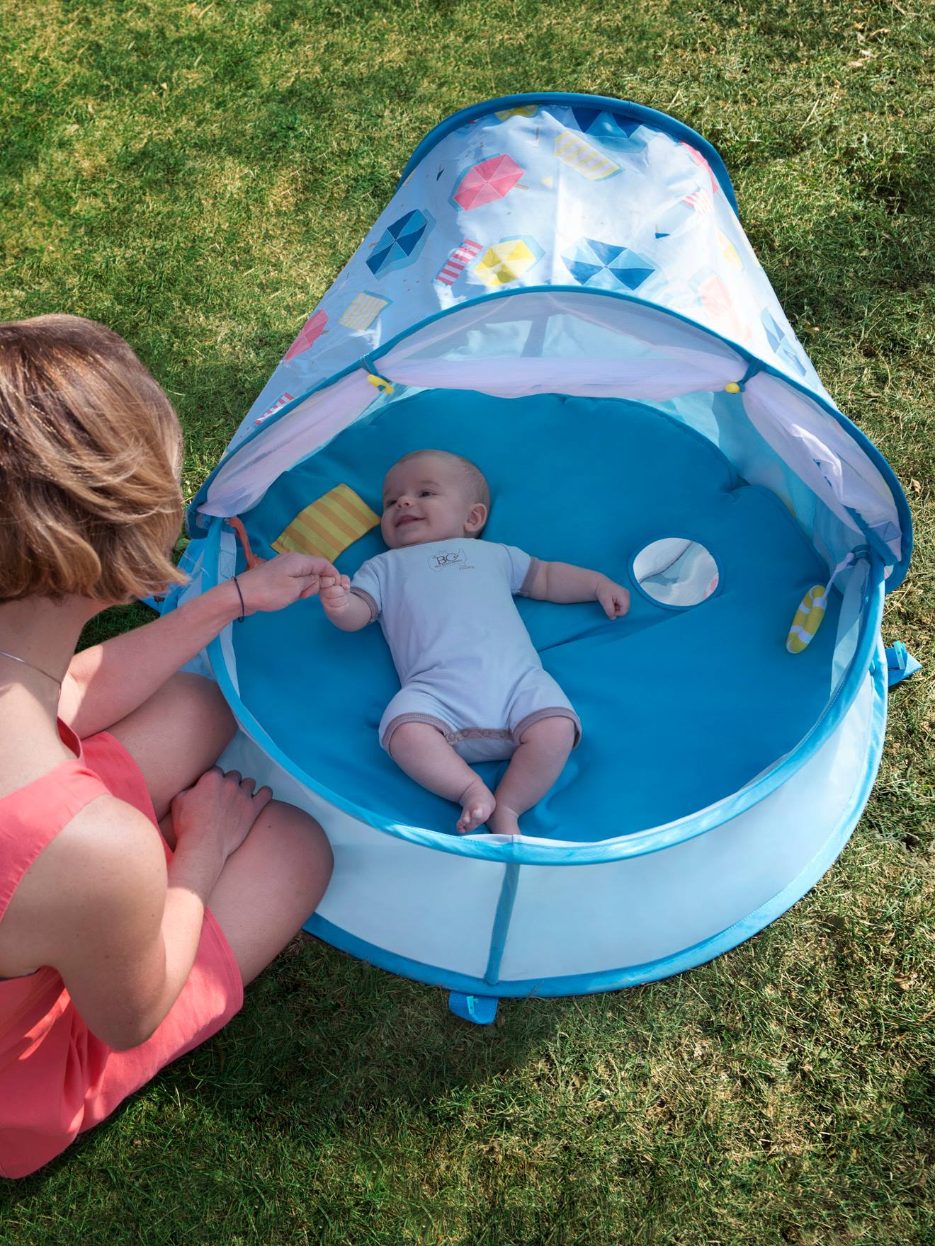 Anti Uv Pop Up Tent Aquani Babymoov Blauw Speelgoed