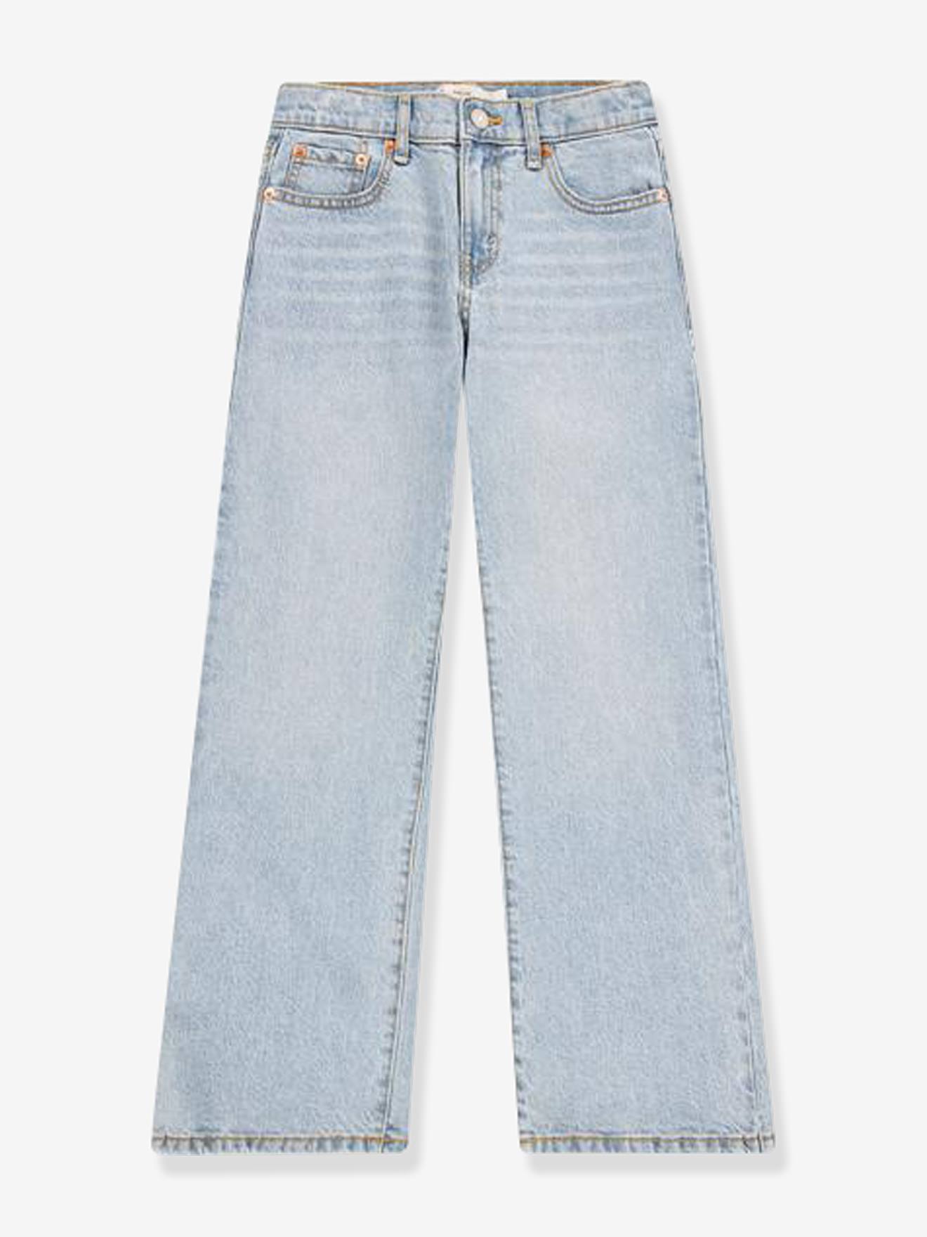 Wide Leg jeans met destroyed details LEVI'S® gebleekt denim afbeelding