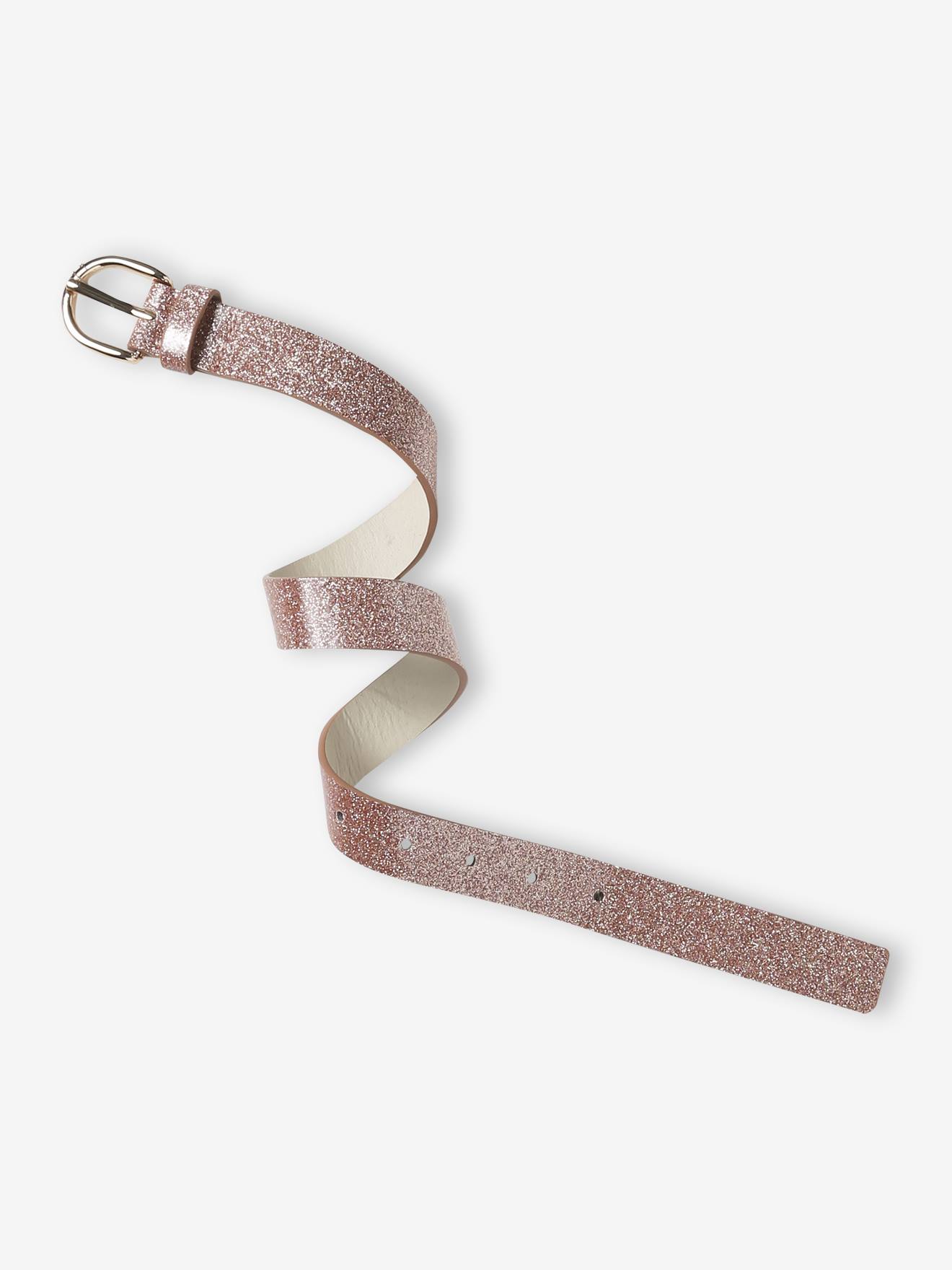 Meisjes riem met pailletten meerkleurig afbeelding