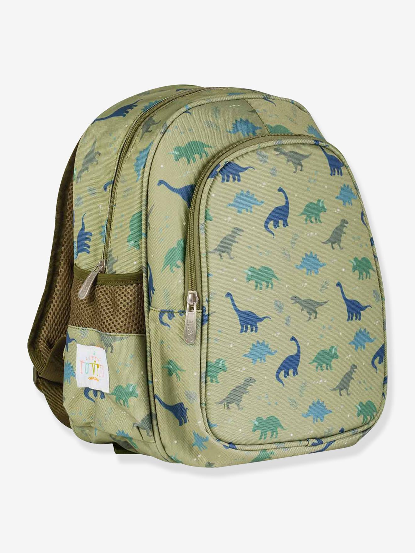 Rugzak voor jongen DINOS A Little Lovely Company kaki