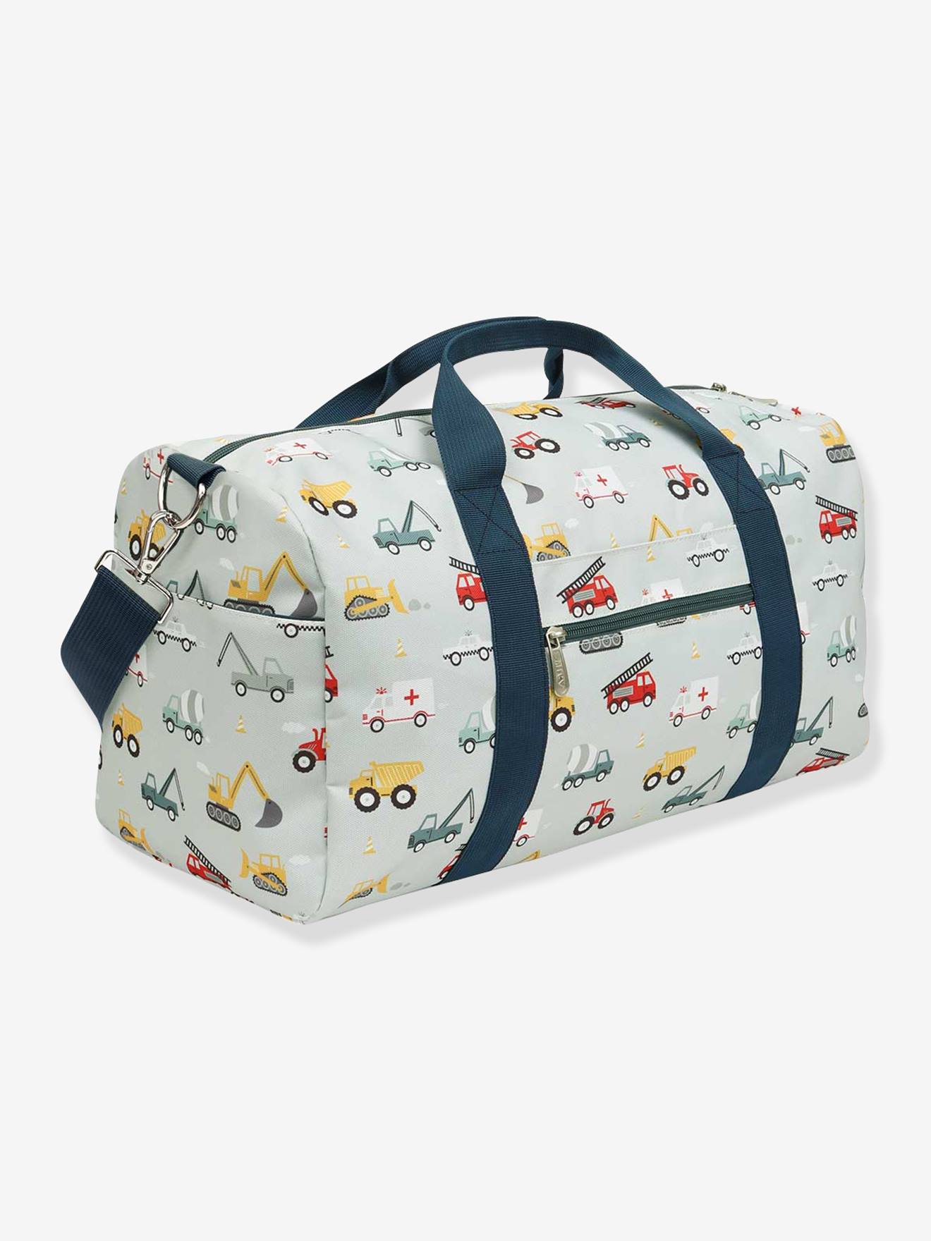 Reistas voor jongens VOERTUIGEN A Little Lovely Company bleekblauw