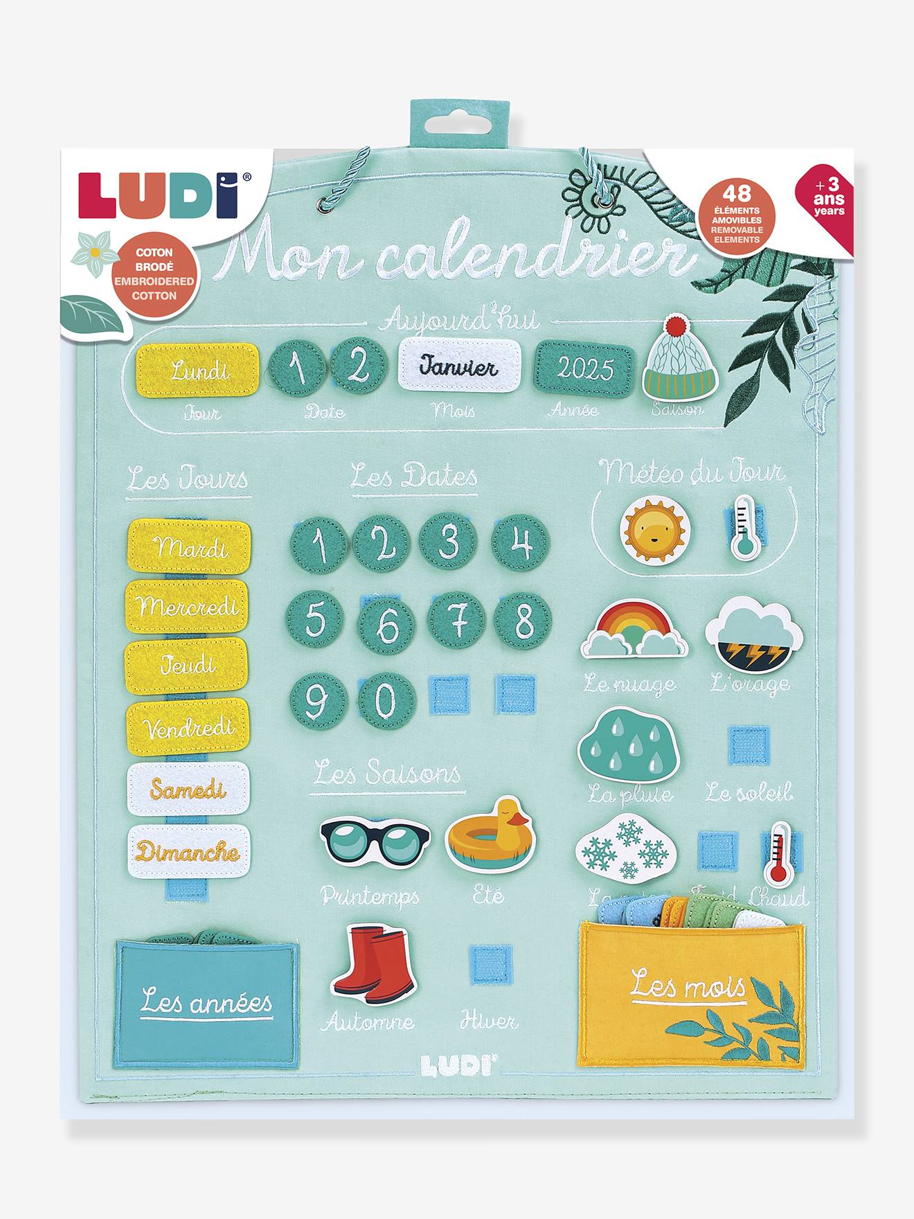 Kalender amandelgroen