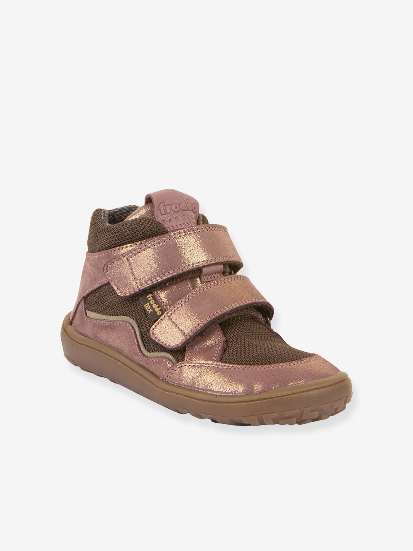 Schoenen met klittenband BAREFOOT TEX AUTUMN FRODDO voor kinderen rouge afbeelding