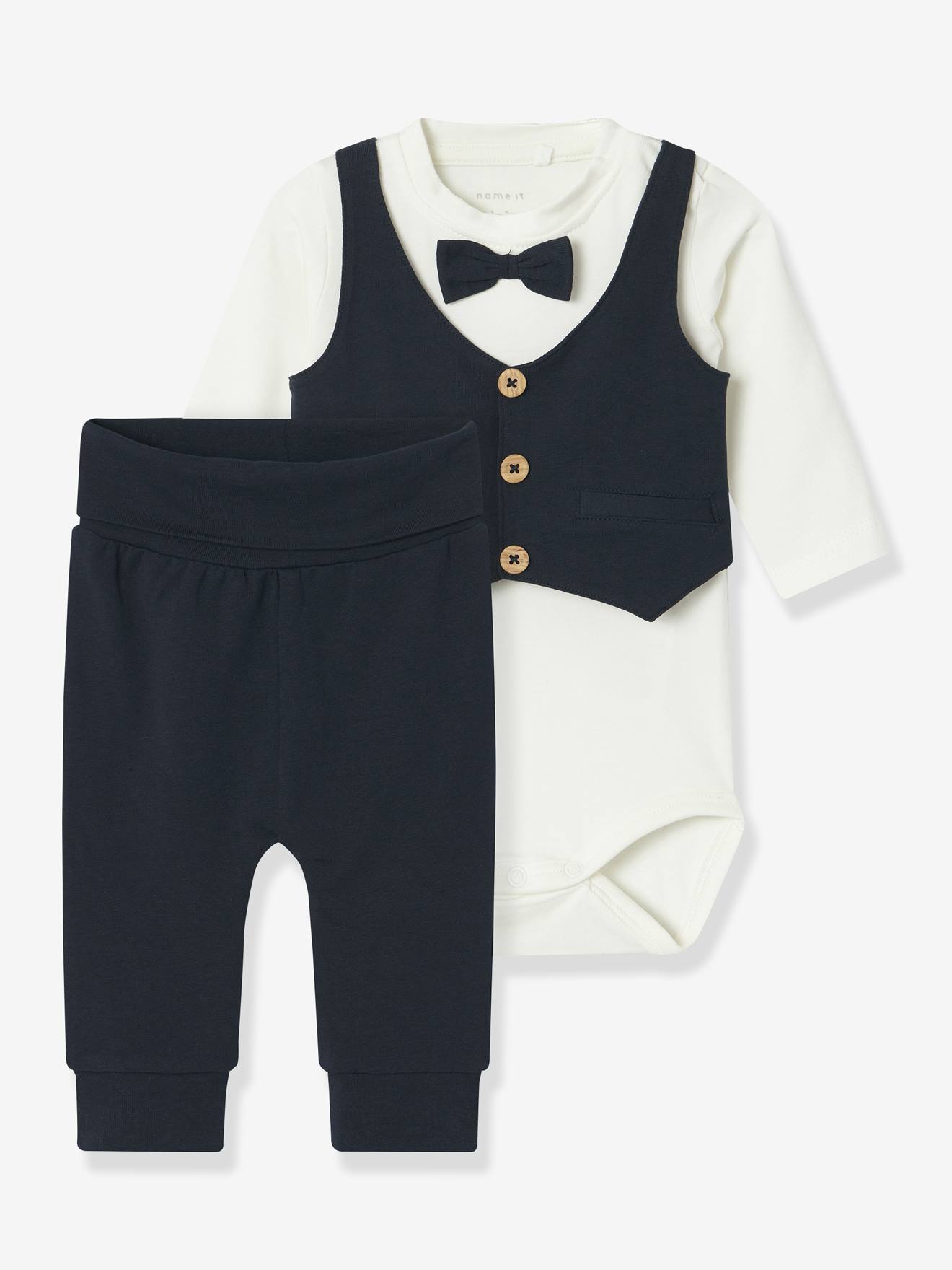 Babykleding donkerblauw afbeelding