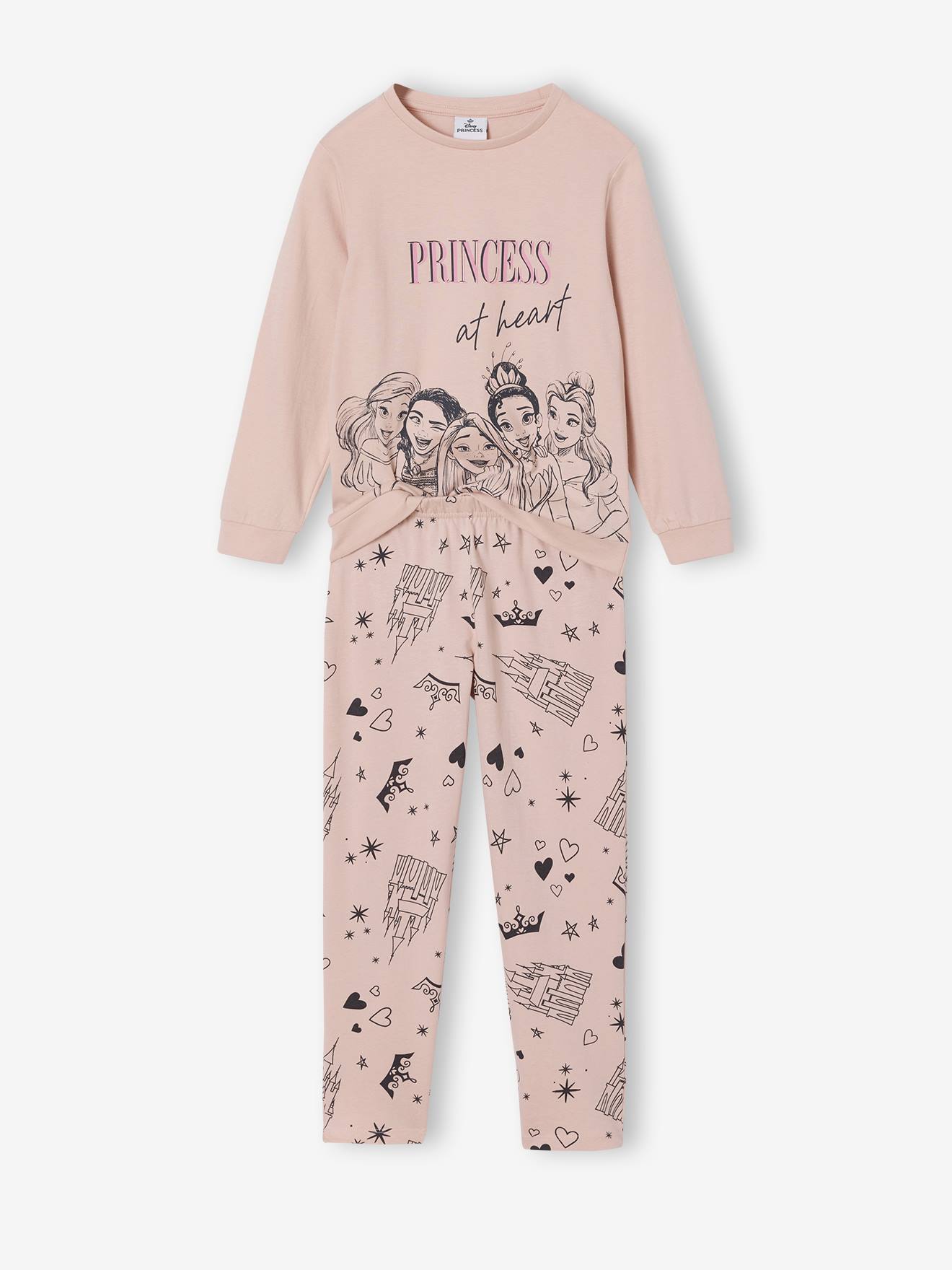 Pyjama DISNEY PRINCESSE roze (poederkleur) afbeelding