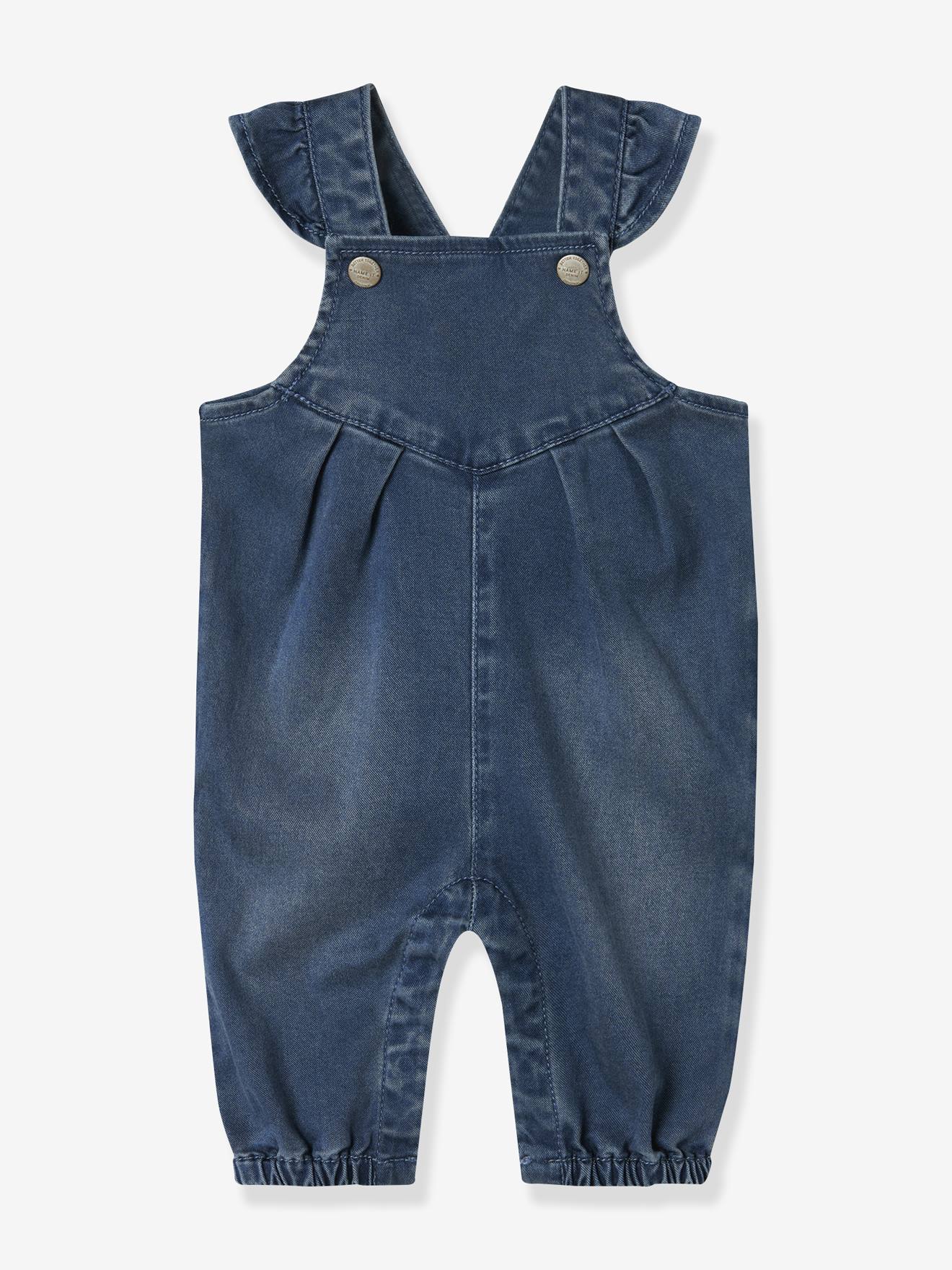 Babykleding blauwzwart denim afbeelding