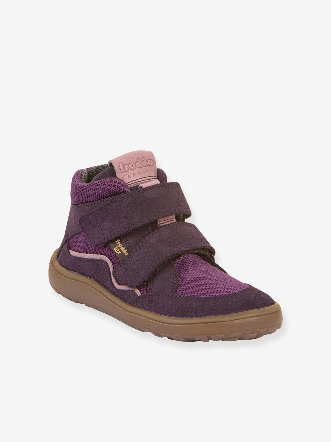 Schoenen met klittenband BAREFOOT TEX AUTUMN FRODDO voor kinderen paars afbeelding