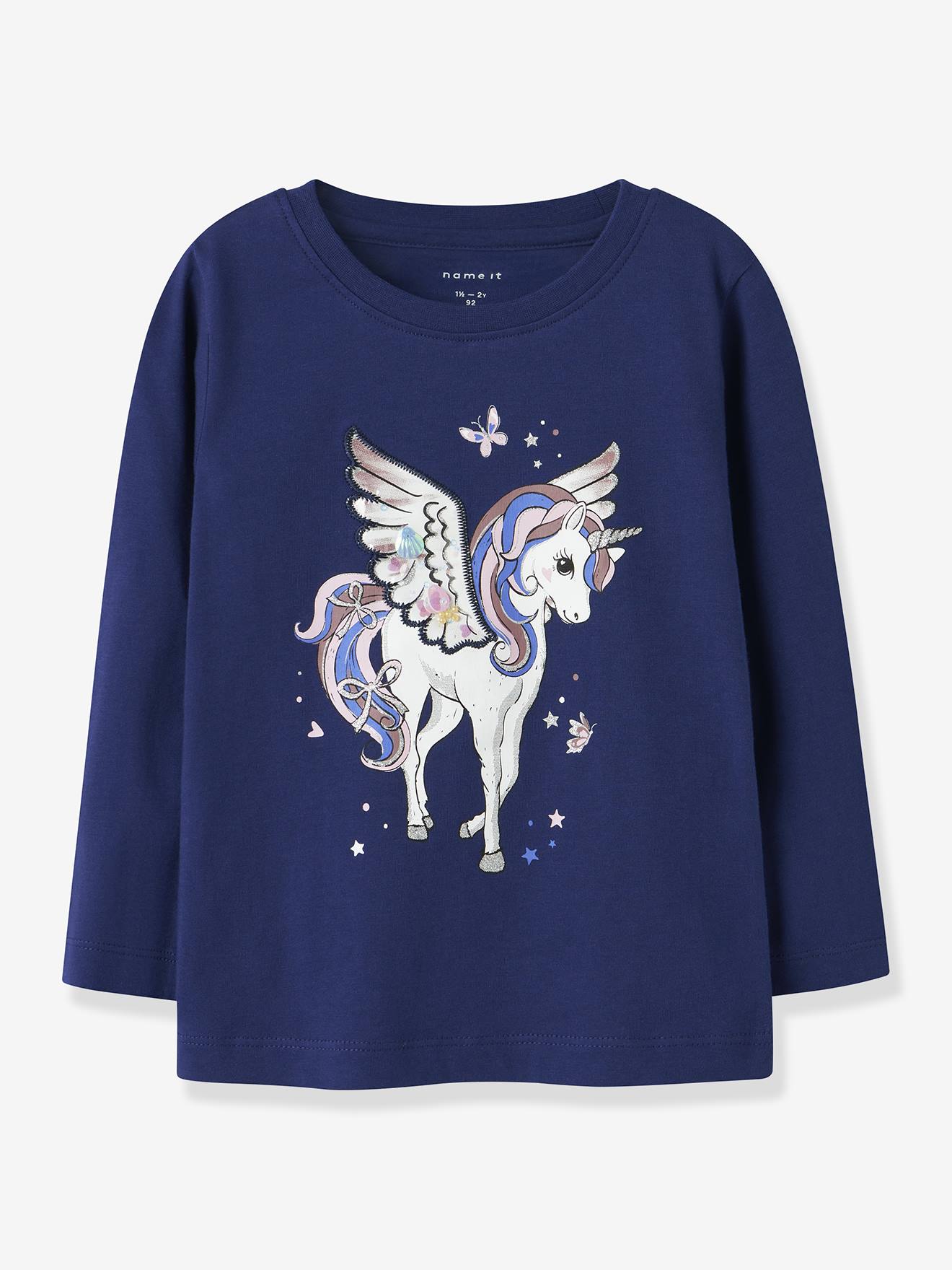 Meisjeskleding inktblauw afbeelding