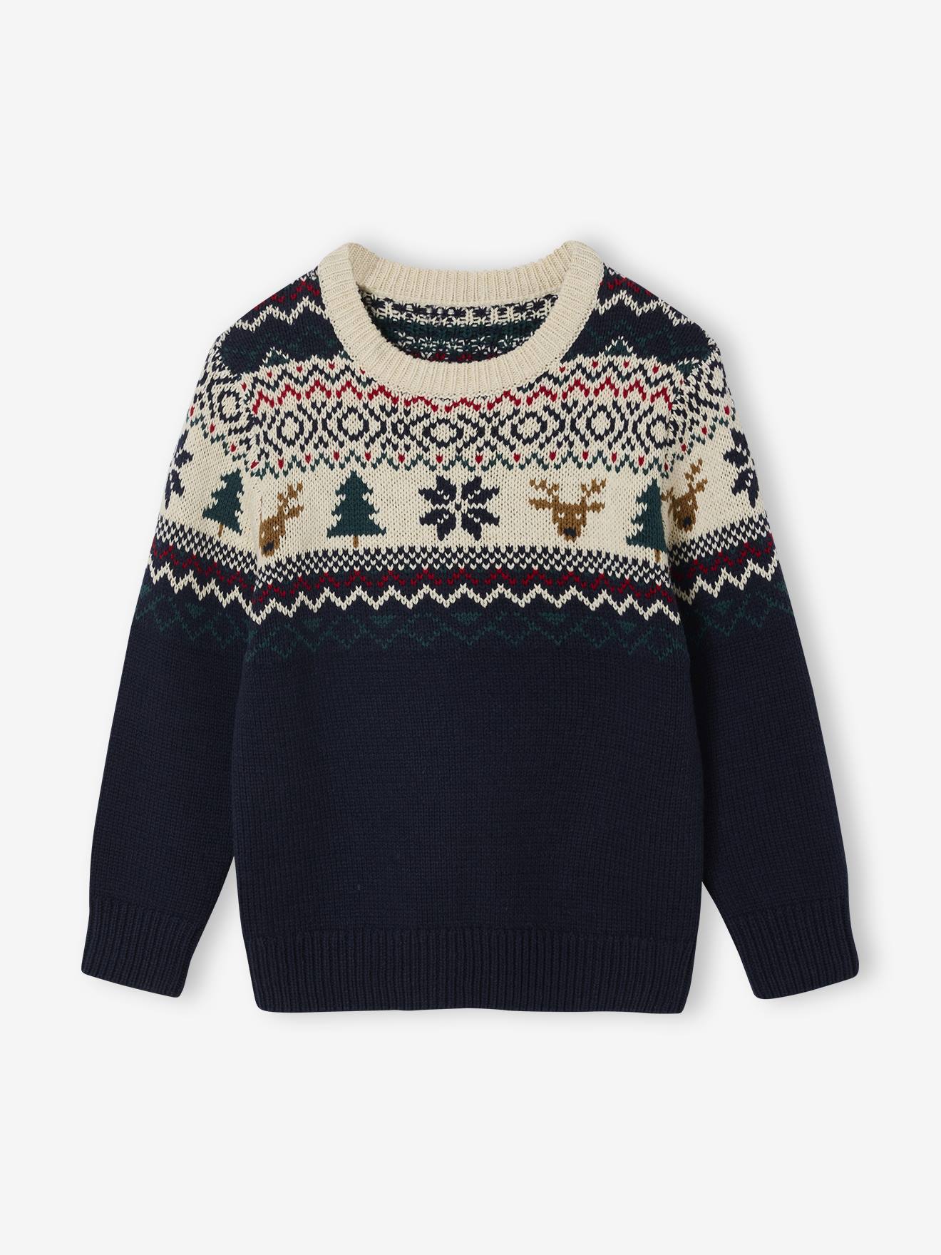Sweater en sokken voor jongens marineblauw afbeelding