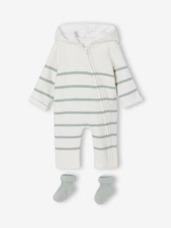Babypakje in tricot + sokken  - vertbaudet enfant