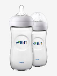 Verzorging-Baby eet en drinkt-Set met 2 flesjes 330 ml Philips AVENT Natural zonder BPA