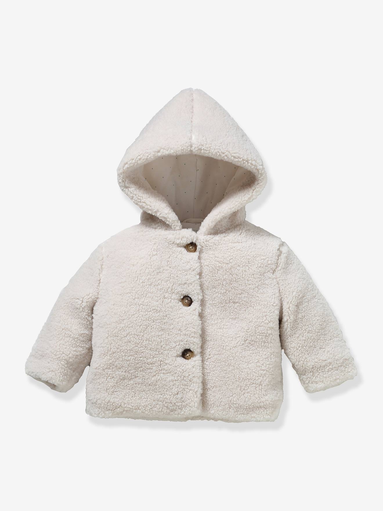 Sherpa babyjas CYRILLUS ecru afbeelding