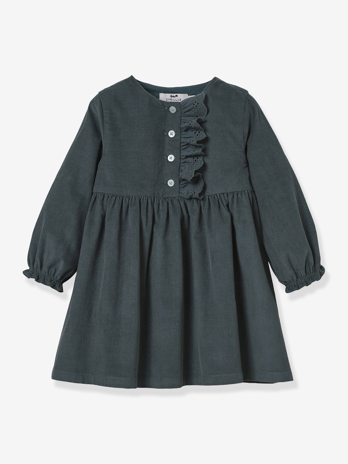 Jurk in fluweel / velours baby CYRILLUS afbeelding