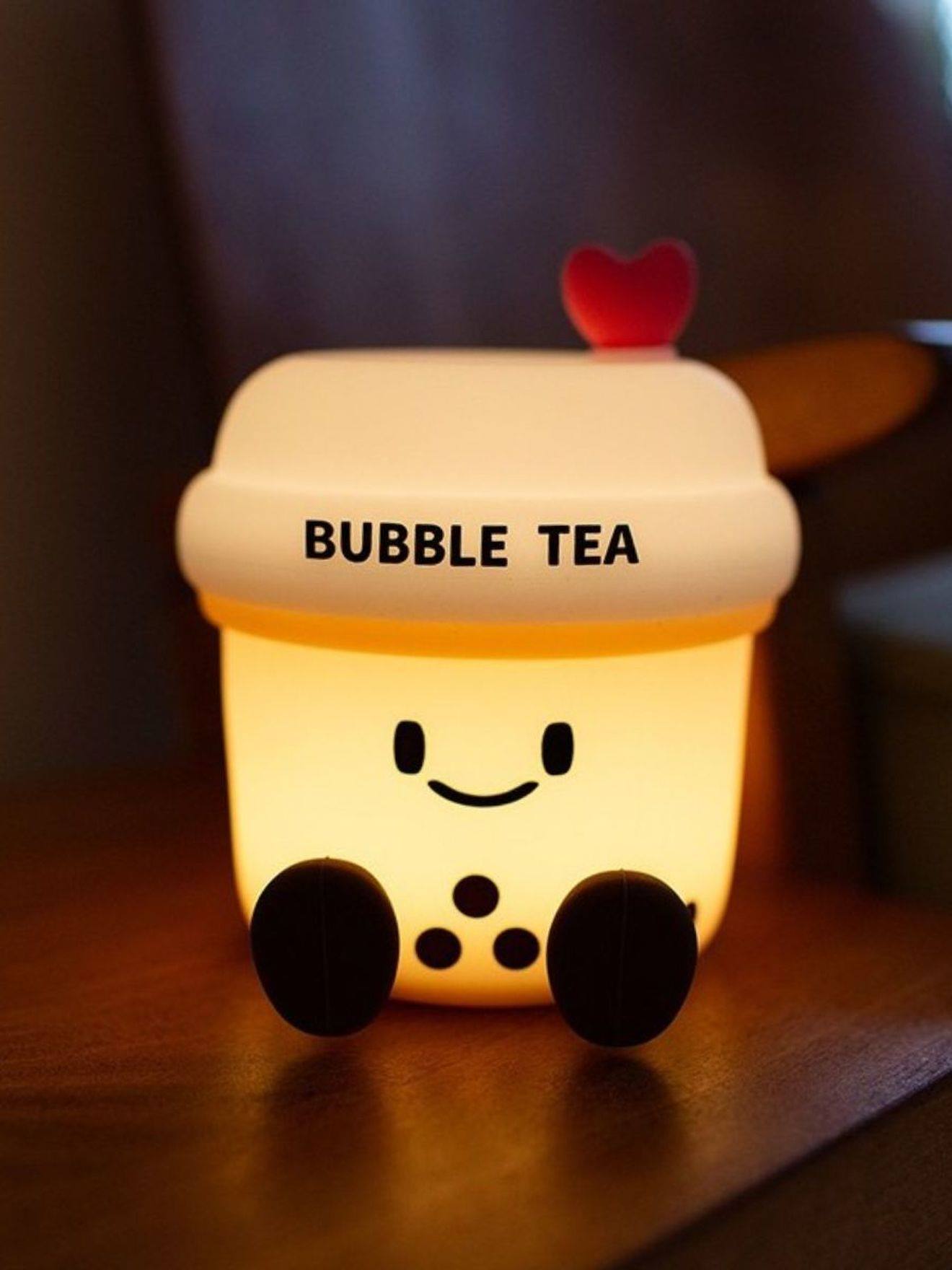 Oplaadbaar nachtlampje Bubble tea beige