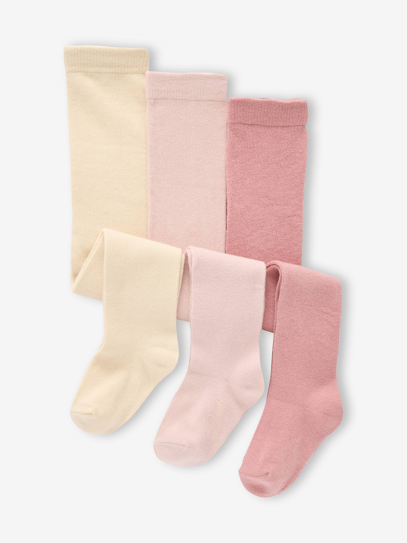 3 paar tricot maillots voor baby's ecru afbeelding