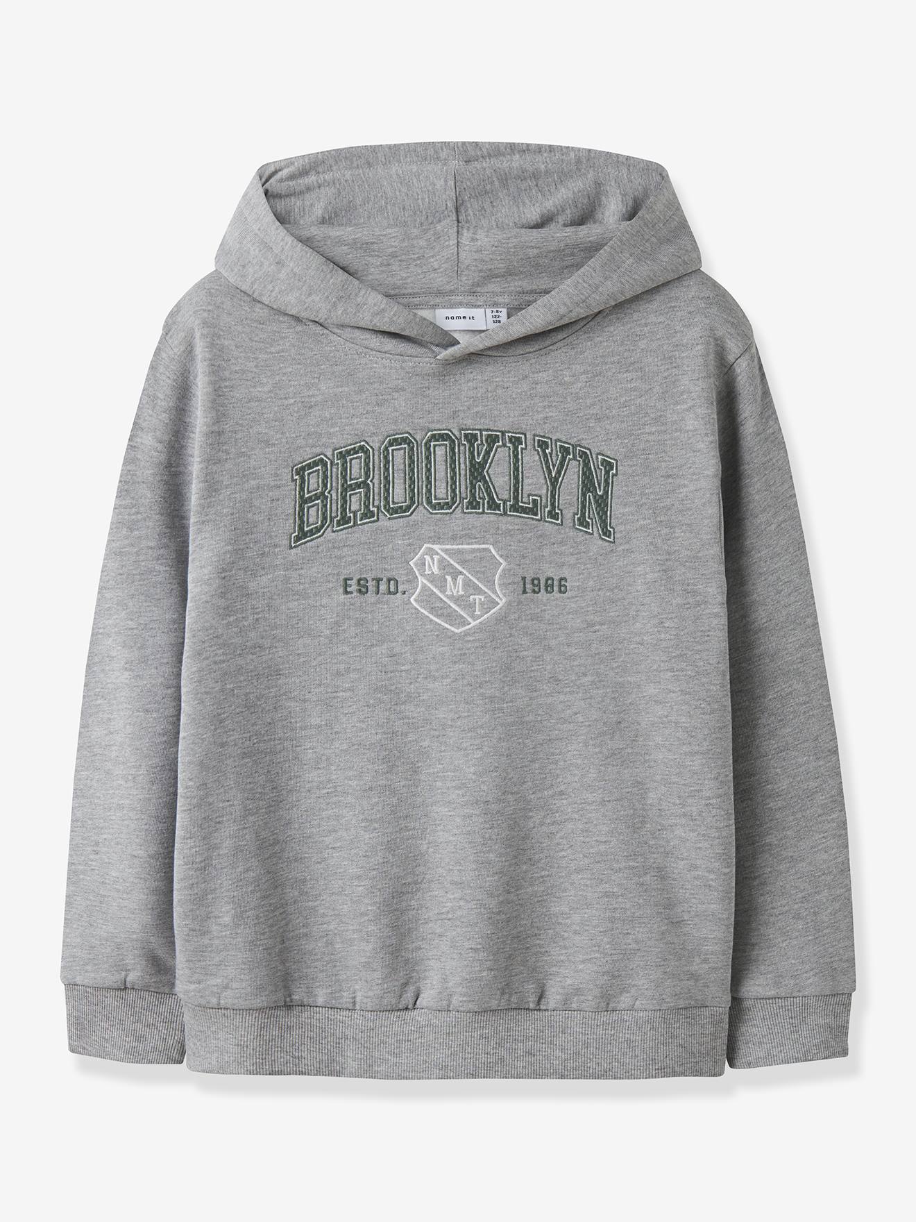 Name It Hoodie NKMNEWI LS NREG SWEAT WH BRU