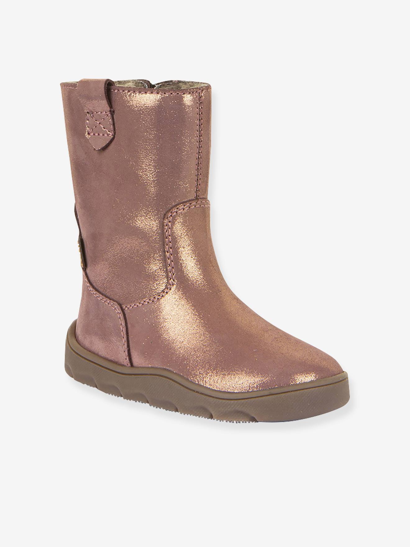 Blotevoetenlaarzen voor meisjes BAREFOOT ZERU TEX Froddo rouge