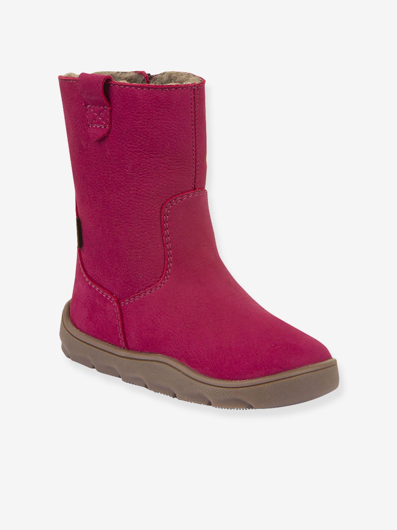Blotevoetenlaarzen voor meisjes BAREFOOT ZERU TEX Froddo fuchsia