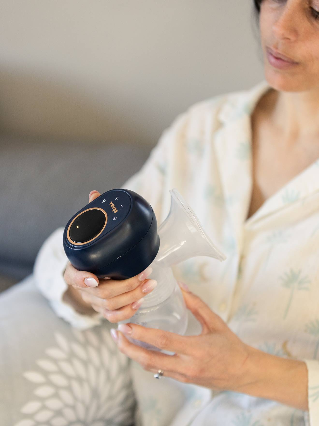 Elektrische Milchpumpe BEABA blauw afbeelding