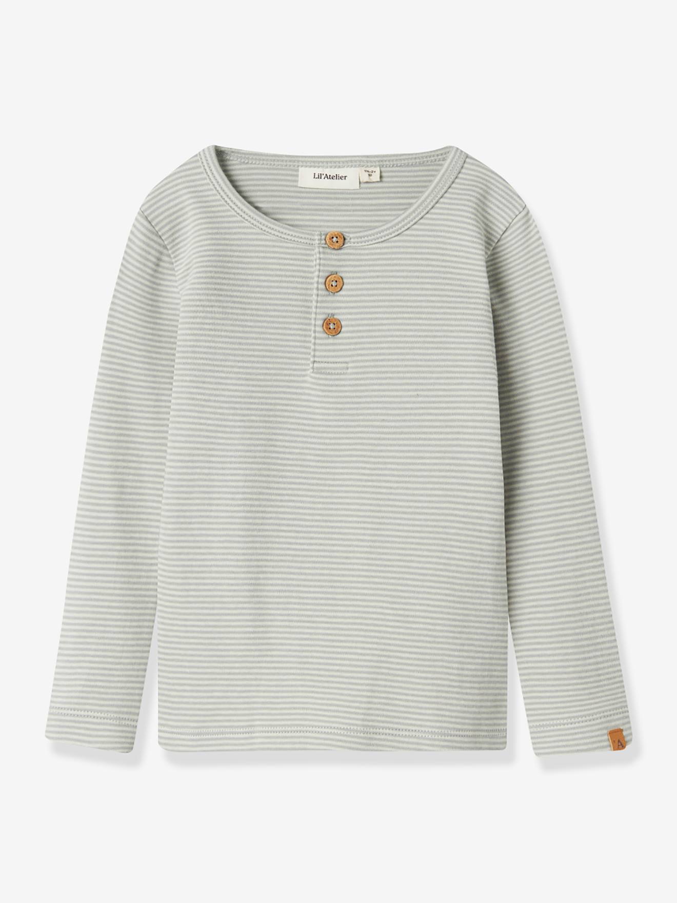 Jongenskleding grijs, gestreept