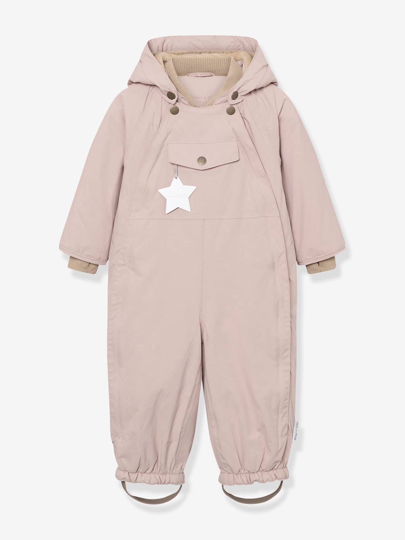 Unisex babykleding roze (poederkleur)