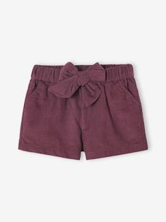 -Baby short van ribfluweel