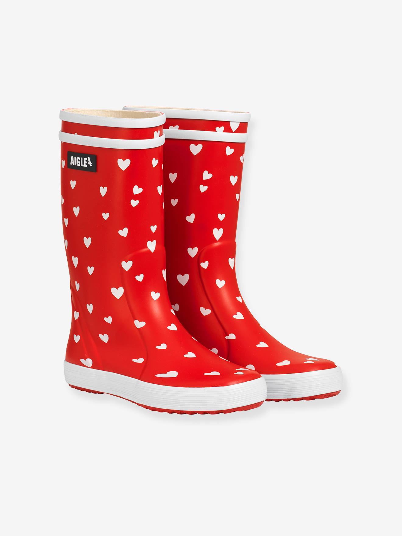 Regenlaarzen met print AIGLE® rood afbeelding