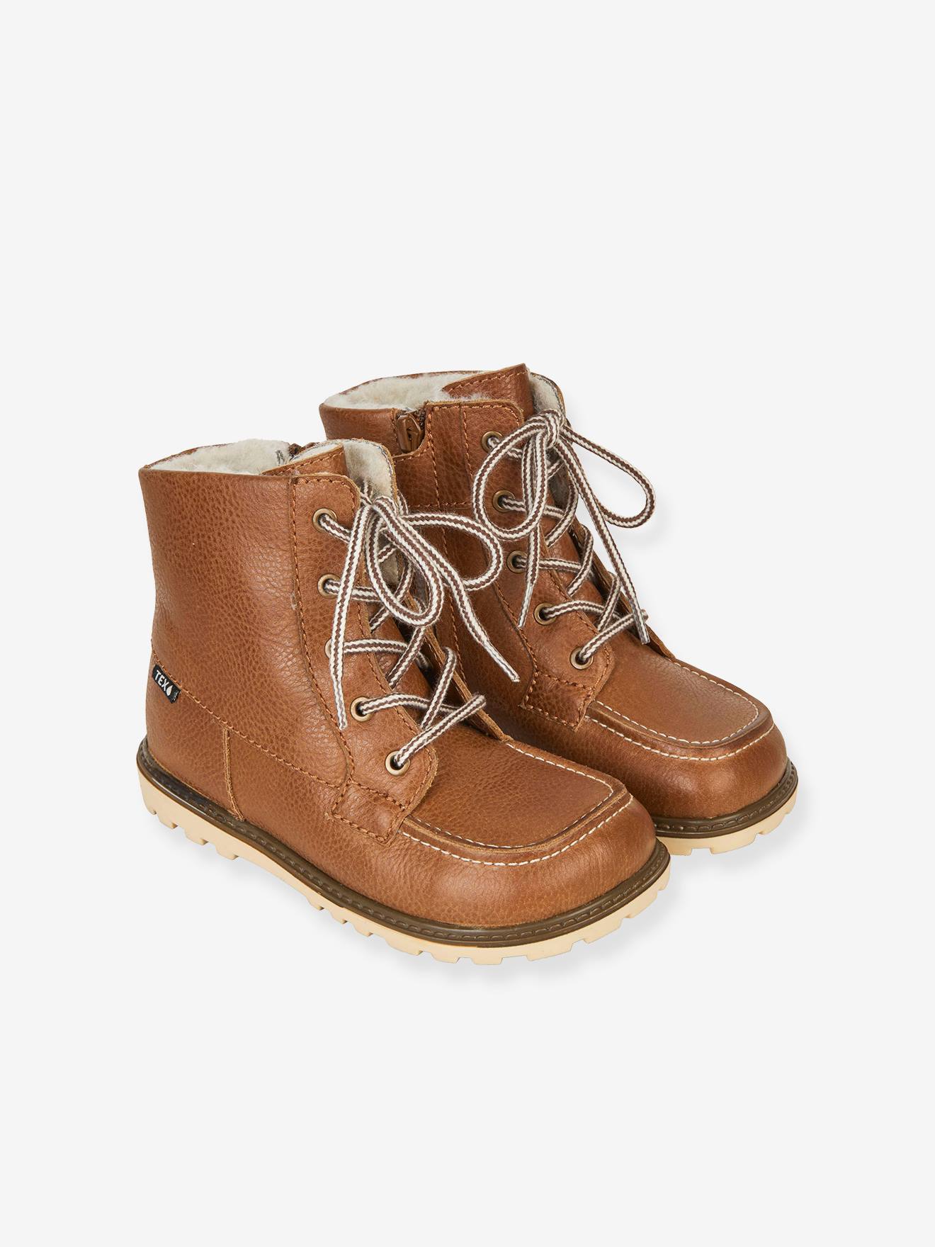 Winterlaarzen RILEY kinderen BUNDGAARD brede voeten karamel