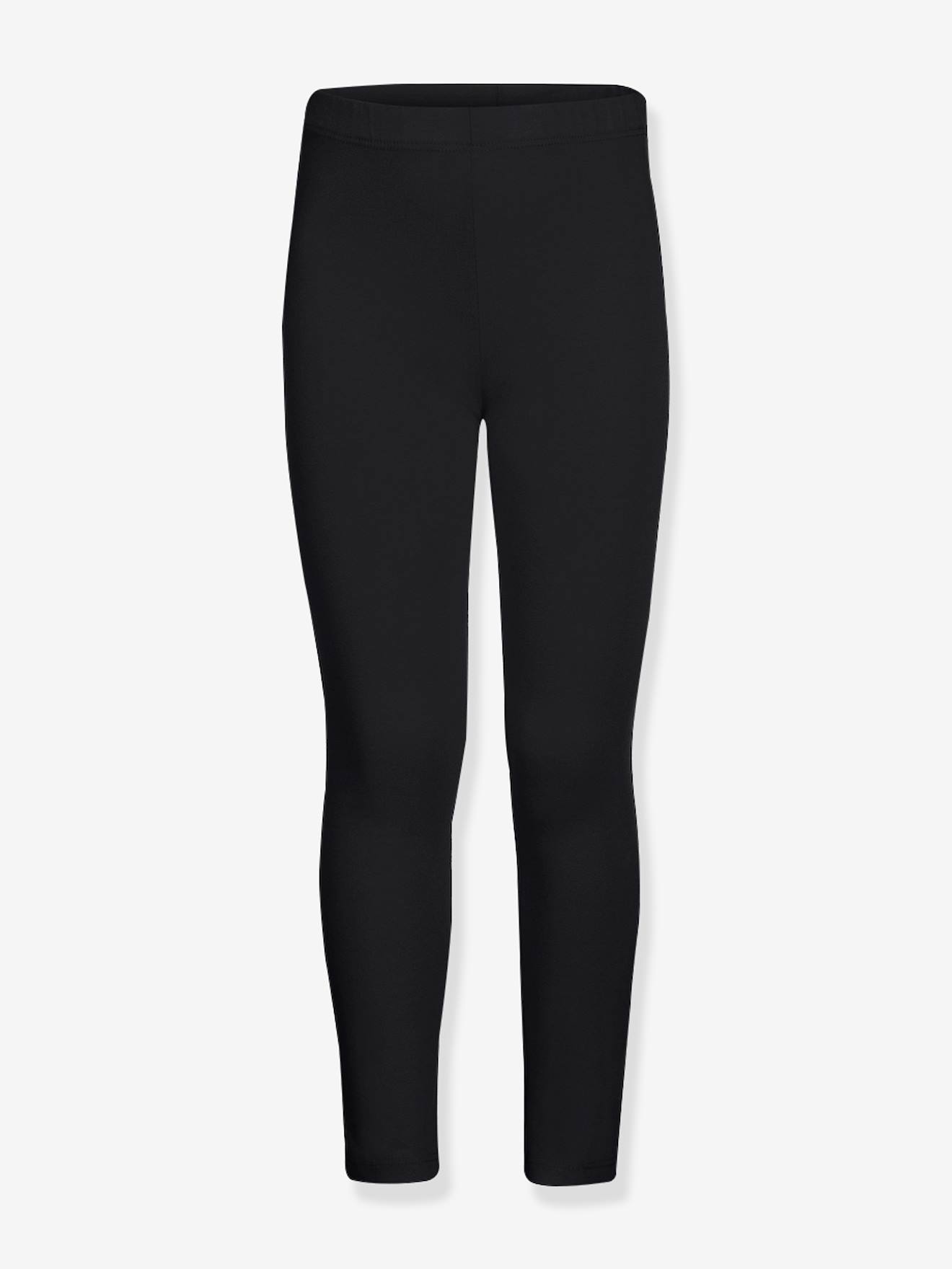 Thermoleggings voor meisjes HAPPY GIRLS Basic zwart
