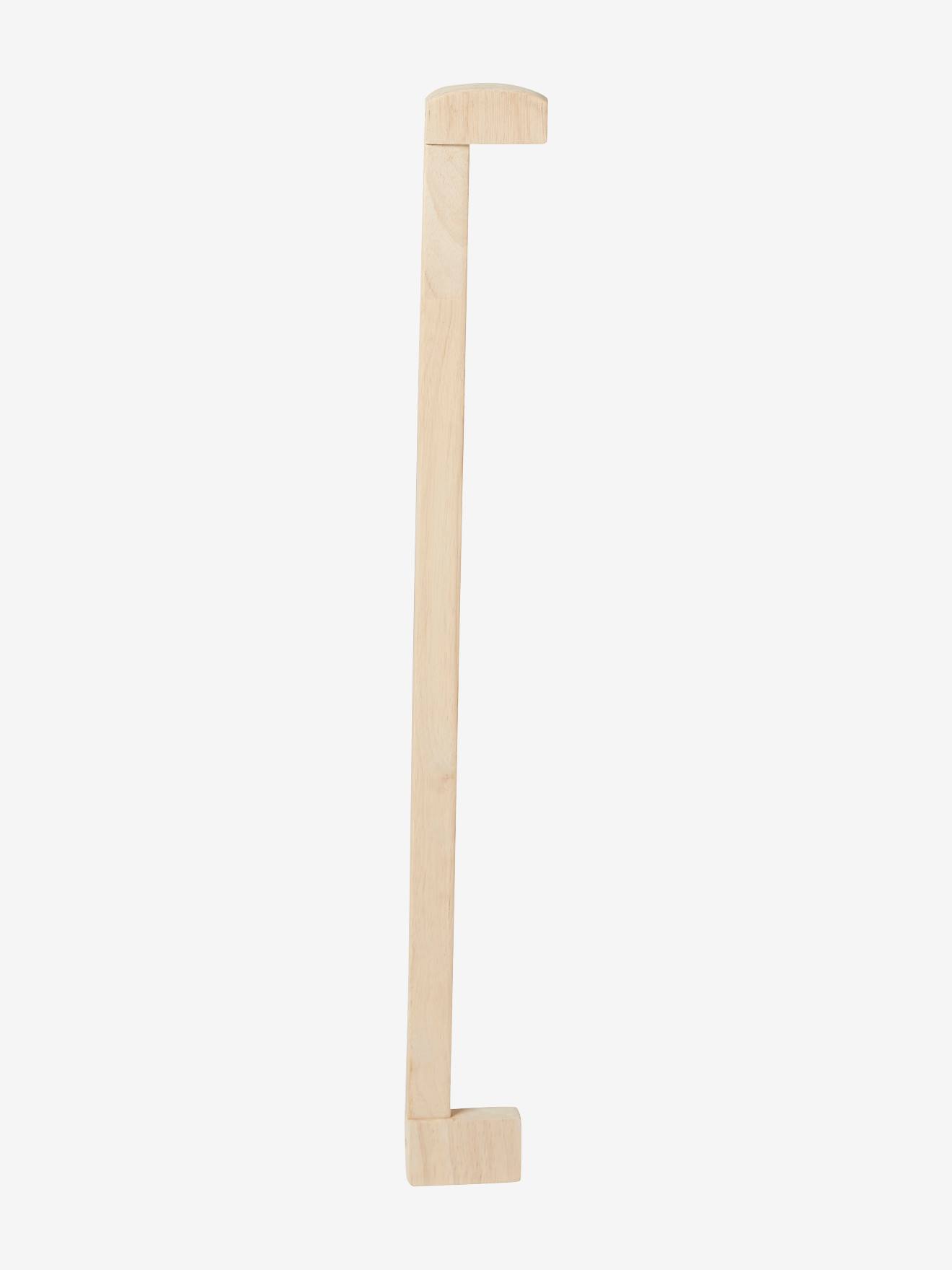 Verlengstuk 8 cm voor veiligheidshekje VERTBAUDET van hout natuurlijk