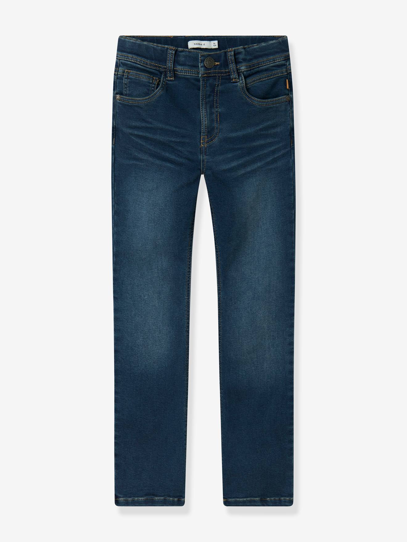 Jongenskleding blauwzwart denim afbeelding