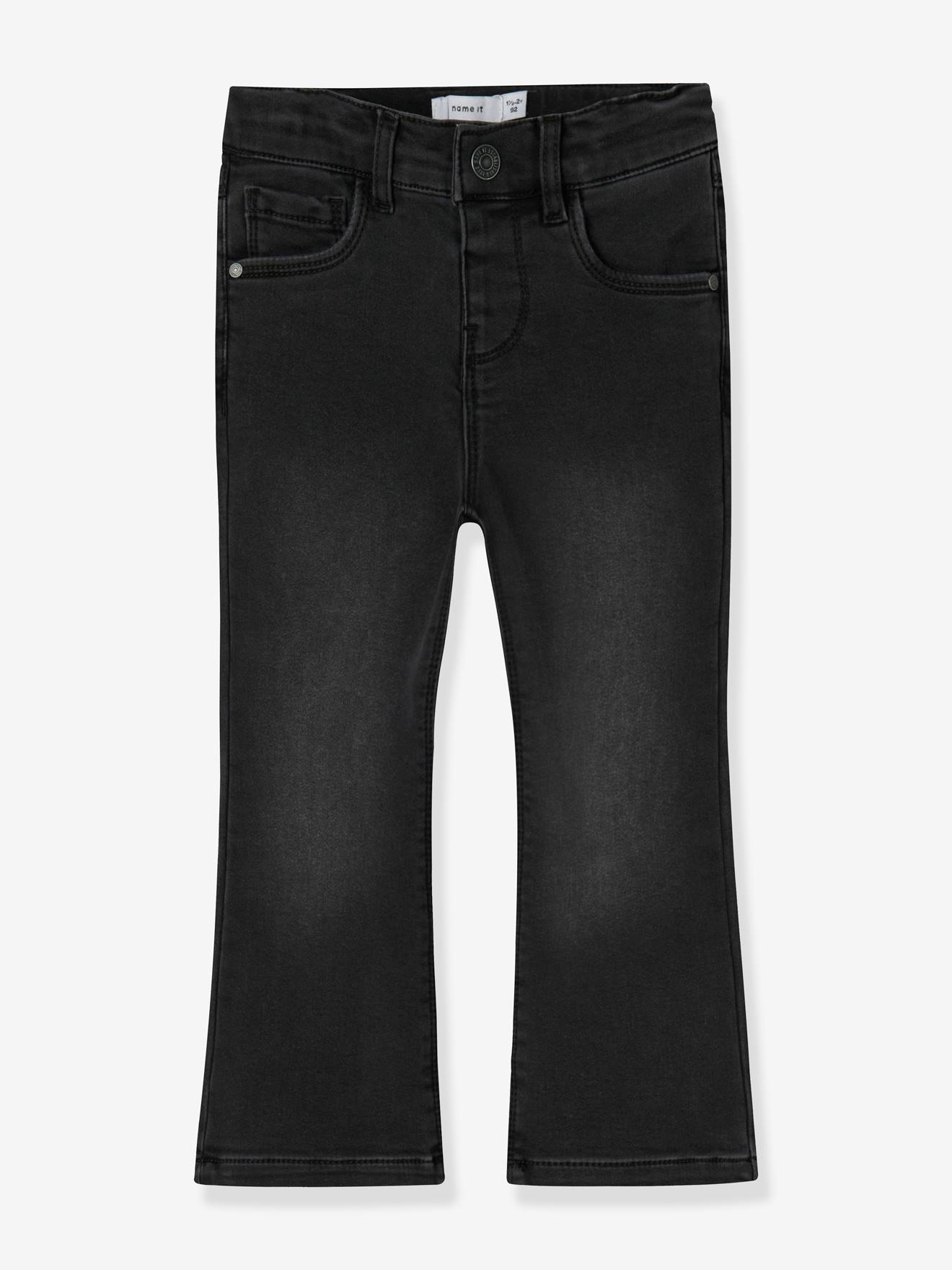 Meisjeskleding nan zwart denim afbeelding