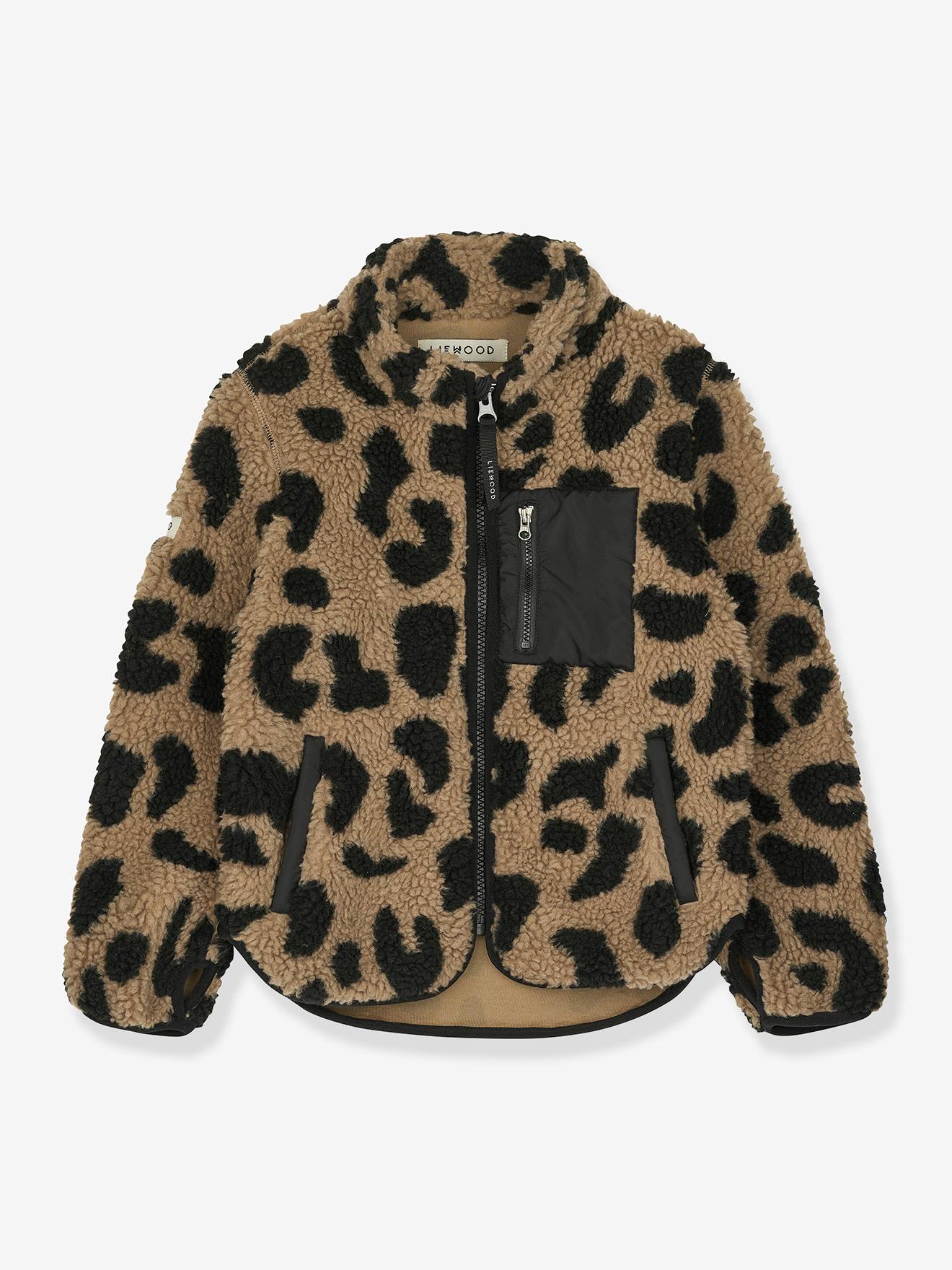 Nolan fleece jas bruin afbeelding