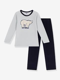 Jongens-Kinderpyjama in fluweel / velours PETIT BATEAU