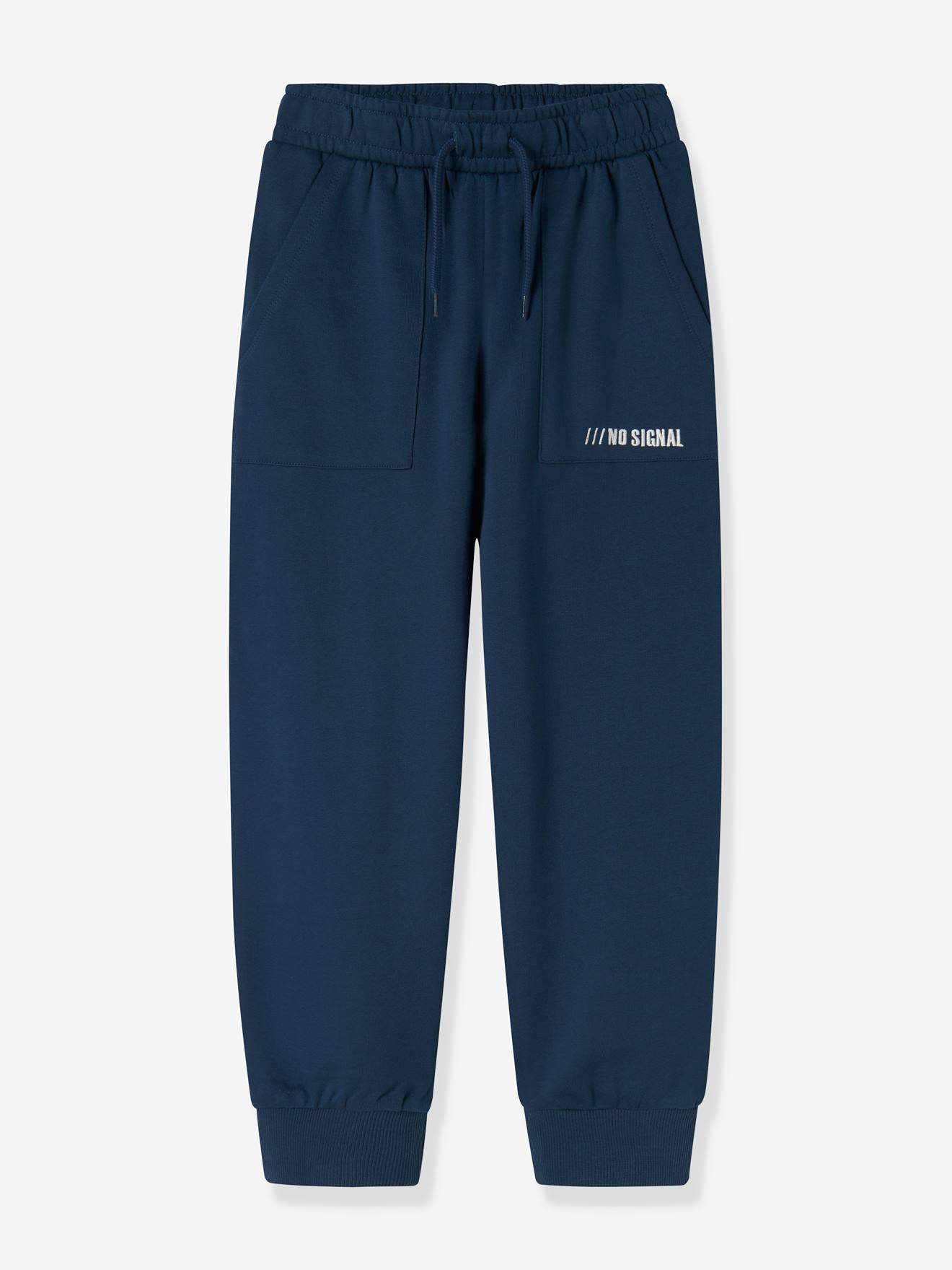 Body van biologisch katoen voor jongens donkerblauw afbeelding