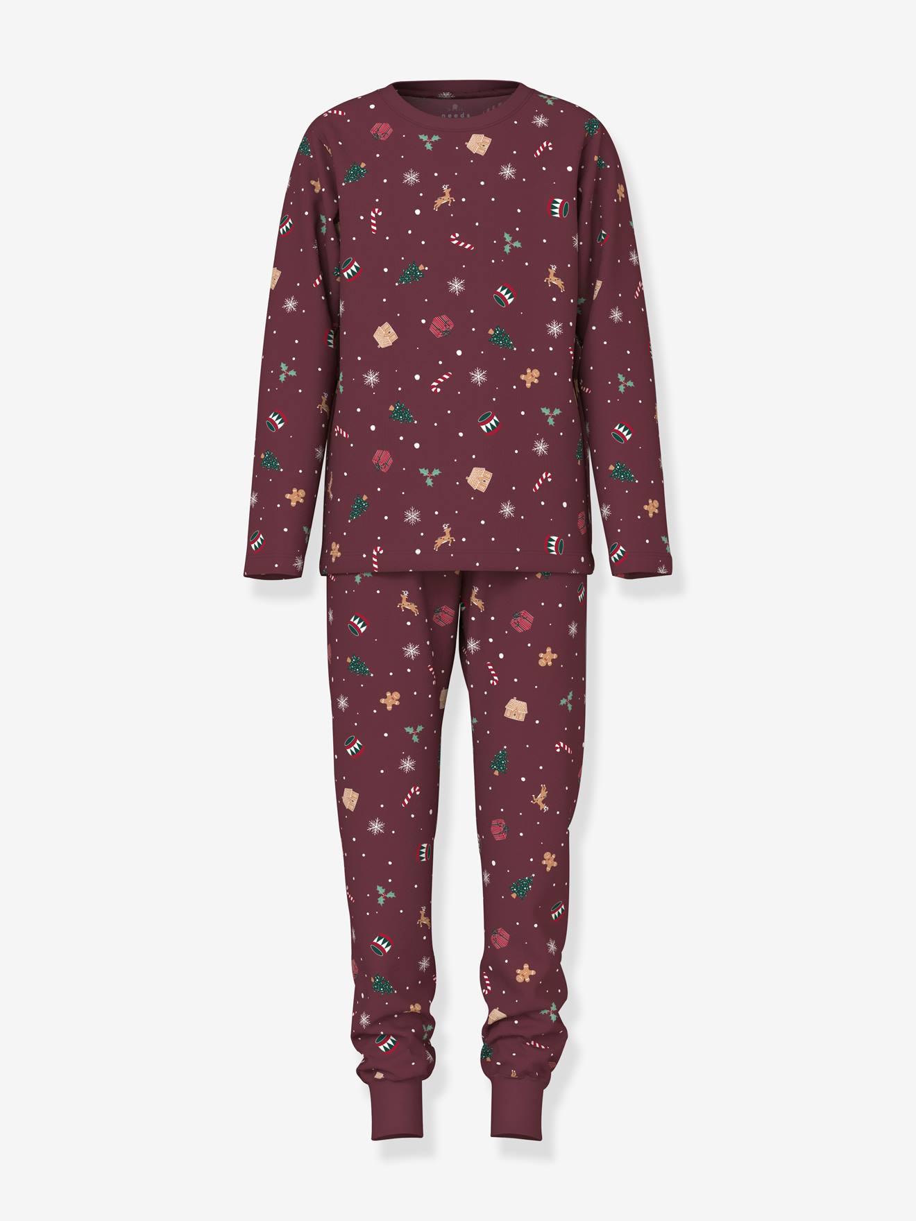 Unisex babykleding bordeauxrood afbeelding