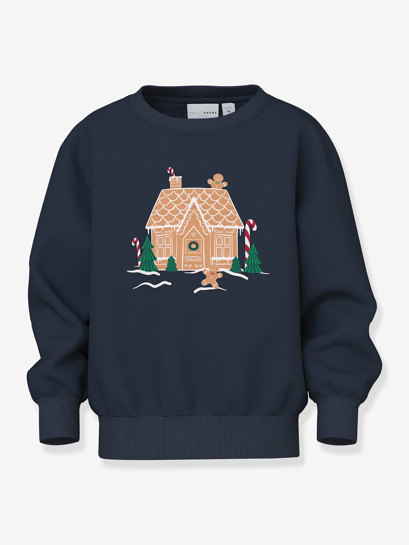 Name It Sweatshirt NMFVISMAS LS NREG SWEAT BRU