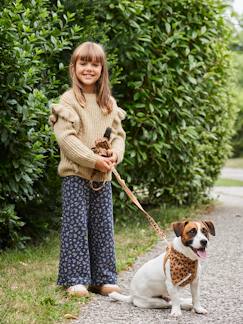 Meisje-Legging-Wijde fleece legging voor meisjes