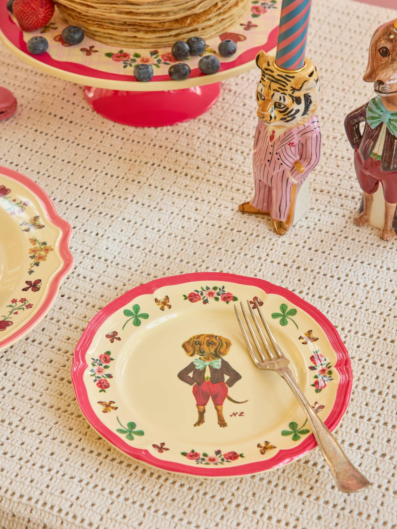 Ontbijtbord NATHALIE LÃ‰TÃ‰ kind RICE Red rood