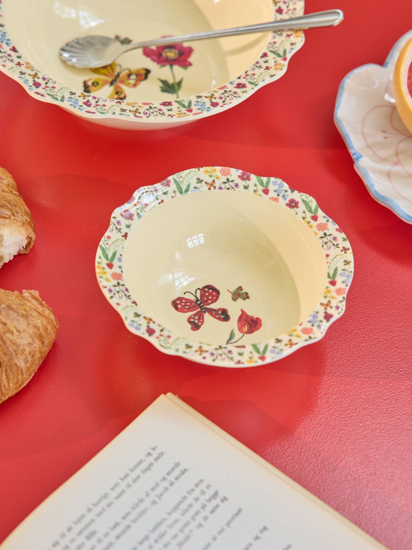 Vintage kinderkom NATHALIE Lété 250 ml RICE meerkleurig