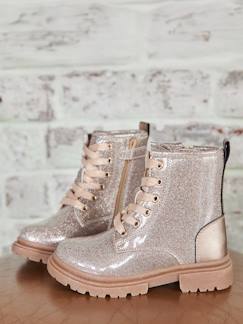 Schoenen-Meisje shoenen 23-38-Geveterde en geritste hoge schonen voor kinderen, kleuterschoolcollectie