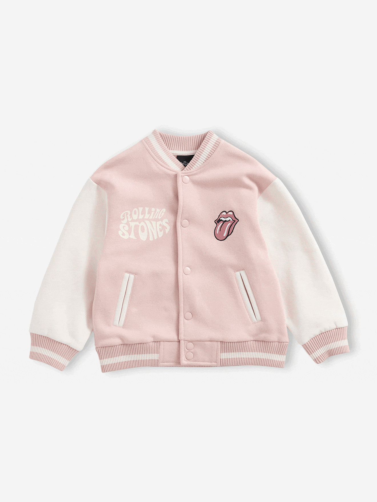 TwoDay meisjes baseball zomerjas met hartjes roze online bestellen